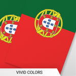 Load image into Gallery viewer, G128 Portugal Portuguese Bunting Banner Flag 8.2 x 5.5 Inch, Full String 33 Feet Printed 150D Polyester, Decorations For Bar, School, Festival Events Celebration