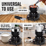 Load image into Gallery viewer, Blue Multipurpose Electric Charcoal Starter Electric Charcoal Burner ETL Stove