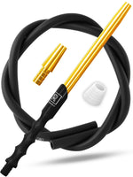 Load image into Gallery viewer, M. ROSENFELD Hookah Adapter & Mouthpiece Cleanable Hookah Hose Silicone (60 in.) and Convenient Aluminum Made Mouthpiece (15 in.) Modern Hookahs & Accessories