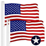 Load image into Gallery viewer, USA American Flag 2x3FT 2 Pack Embroidered 100% Polyester Embroidered Stars