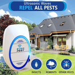 Load image into Gallery viewer, Ultrasonic Pest Control Repeller Plug in 2 Pack Insect Control Defender