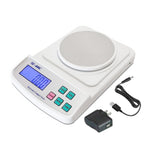 Load image into Gallery viewer, Ounce and Gram Scale 0.01g Accuracy Mass Balance Chemistry Digital Scale Electronic LCD Science Lab Laboratory Digital Scale USB Charger and AC DC Adapter Included