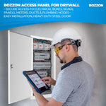 Load image into Gallery viewer, Access Panel for Drywall with Key Lock 14 x 29 inch Metal Door with a 1.2 mm Thick Frame Wall Hole Cover Access Door Plumbing Access Panel for Drywall Heavy Durable White