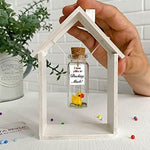 Load image into Gallery viewer, I Love You So Ducking Much Romantic Anniversary Presents for Boyfriend and Girlfriend Lovely Wish Jar with Card for Husband and Wife (Hanging in White Wood Frame I love you so ducking much)