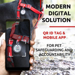Load image into Gallery viewer, Red Waterproof Dog Harness Adjustable for Small Dogs S Size 1622 inch