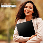 Load image into Gallery viewer, 2024 2025 Appointment Book Planner 8.5 x 11 inch Large Tabbed Dark Blue Planner