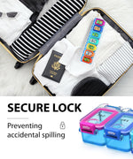 Load image into Gallery viewer, Weekly Pill Organizer 1 time a Day Pill Box 7 Day with Waterproof Seal Large compartments Hold Big Vitamins & Supplements Upgraded Locking lids for Home & Travel use Durable Hard case