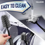 Load image into Gallery viewer, Dish Brush Set of 4 with Bottle Water Brush Dish Scrub Brush Straw Brush Black