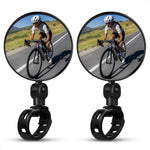 Load image into Gallery viewer, Bike Mirror Handlebar Mount 2 Pcs Bicycle Mirrors for Handlebars Clear & 360° Adjustable View Secure Damage Resistant for Mountain BMX & City Bikes