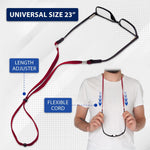 Load image into Gallery viewer, Eye Glasses Holders 4 Cords 23 inch Around Neck Glasses Strap Anti Slip