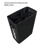 Load image into Gallery viewer, Slim Rolling Laundry Hamper Roll Hamper On Wheels Standable Corner Bin 52L Handy Storage Basket Slim Laundry Basket Waterproof Dirty Clothes Hamper 15×8×22 (22 Inches Black)
