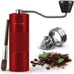 Load image into Gallery viewer, Manual Coffee Grinder Stainless Steel Conical Burr Red Coffee Grinder Manual