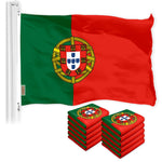 Load image into Gallery viewer, Portugal Portuguese Flag 3x5 Ft 10Pack 150D Printed Polyester By G128