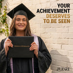 Load image into Gallery viewer, Diploma Holder 8.5 x 11 Black Faux Leather Diploma Cover Folder Book Graduation Certificate Case Protective Professional Document High School Diploma Certificate 8.5 x 11