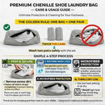 Load image into Gallery viewer, Shoe Washing Machine Bag 2 Pack for Washer Dryer Thick Padded Sneaker Laundry Bags with Mesh Panels Zipper Protective Shoe Washer Bag for Running & Gym Shoes