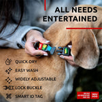 Load image into Gallery viewer, Nylon Dog Collar Adjustable All Sizes Breakaway Plastic Buckle & QR Tag Avocado
