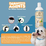 Load image into Gallery viewer, Dog Whitening Shampoo for Dogs with White Light Colored Hair Coat Fur White