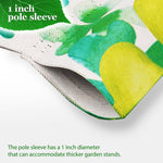 Load image into Gallery viewer, G128 Combo Pack: Garden Flag Stand Black 36 in x 16 in & Garden Flag Home St. Patrick's Day Decoration Gnome with Green Heart 12x18 DoubleSided Blockout Fabric