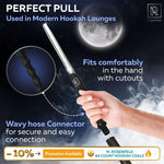 Load image into Gallery viewer, M. ROSENFELD Hookah Adapter & Mouthpiece Cleanable Hookah Hose Silicone (60 in.) and Convenient Aluminum Made Mouthpiece (15 in.) Modern Hookahs & Accessories