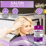 Load image into Gallery viewer, Purple Conditioner for Blonde Hair Goodbye to Orange and Yellow Brassy Tones