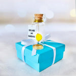 Load image into Gallery viewer, Tiny Magical Message in a Bottle Gift Idea Classy Inspirational Gifts for Him