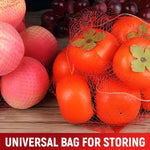 Load image into Gallery viewer, Vegetables Storage Mesh Bag for Fridge 200Pcs 13.7 IN Drawstring Mesh Bag Produce Bags Reusable Washable Onion Storage Tote Bag Farmers Market Bag Fruit Bags Grocery Bag Shopping Bag Onion Netting