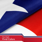 Load image into Gallery viewer, Combo Pack: USA American Flag 3x5 Ft 150D Printed Stars & Puerto Rico Flag 3x5 Ft 150D Printed