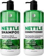 Load image into Gallery viewer, Nettle Shampoo and Conditioner Set 16.9 Fl Oz 2 Pack Sulfate Free to Boost Volume Thickening Strengthening Volumizing Formula for Fine and Thinning Hair Women and Men (Pack of 2)