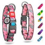 Load image into Gallery viewer, Nylon Dog Collar Adjustable Dog Collar for Large Dogs Small & Medium Dogs Breakaway Puppy Collars for Large Breed Dogs Boy & Girl Dog Collars with Durable Plastic Buckle and QR Dog Tag