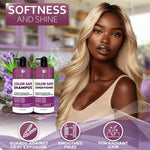 Load image into Gallery viewer, Color Safe Shampoo and Conditioner Set For Protecting Dyed and Treated Hair