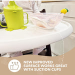 Load image into Gallery viewer, High Chair Tray Glossy White Compatible with Stokke Trip Trap Chair Ergonomic Curved Design BPA Free Easy to Assemble