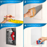 Load image into Gallery viewer, Access Panel for Drywall 14x29 inch Wall Hole Cover Access Door White Plastic