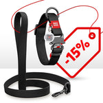 Load image into Gallery viewer, Waterproof Dog Collar Adjustable Dog Collar for Large Dogs Small and Medium Dogs Heavy Duty Dog Collars with Durable Metal Clasp and QR Dog Tag Boy & Girl Dog Collars (Black)