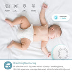 Load image into Gallery viewer, Baby Monitor (Turquoise) Full Featured Smart Wi Fi Camera of True Crying Detection with Extra in App Plan of Breathing Monitoring Sleep Tracking Accessories Free 7 Days Trial Period