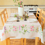 Load image into Gallery viewer, Finest Floral Coloring Rectangle Tablecloth Non Iron Stain Resistant 60x104 inch
