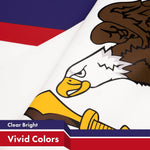 Load image into Gallery viewer, G128 American Samoa Flag 3x5 Ft LiteWeave Pro Series Printed 150D Polyester Indoor/Outdoor, Vibrant Colors, Brass Grommets, Thicker and More Durable Than 100D 75D Polyester