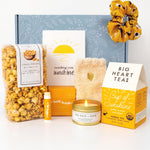 Load image into Gallery viewer, Sunshine Gift For Women Self Care Package with Herbal Tea Mug Bath Bomb Candle
