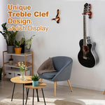 Load image into Gallery viewer, Guitar Holder Wall Mount Ash Wood Wooden Single Guitar Hanger Hook Stand Rack
