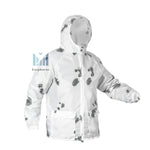 Load image into Gallery viewer, Blur Snow Camo Winter Masking Overall Ultra Thin Overwhites Airsoft XL Size
