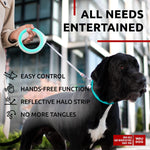 Load image into Gallery viewer, Hands Free Retractable Dog Leash for Small Medium and Large Dogs 9.5 Ft Green
