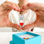 Load image into Gallery viewer, Anniversary Gift for Her & Him Romantic Present for Boyfriend Girlfriend Custom Message I Love You Gifts to Wife Husband (Heart You're Still the Best Decision I Ever Made in Teal Blue Box)