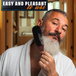 Load image into Gallery viewer, Boar Bristle Beard Brush for Men – 9 Soft Boar Bristle Hair Brush for Slick Back Beards & Mustaches – Ergonomic Handle Non Slip Grip Durable Design Thoughtful Gift for Grooming Enthusiasts