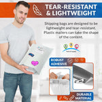 Load image into Gallery viewer, White Gusseted Bubble Mailers 8.5 x 11.25 x 4 Inch Pack of 10 Expandable Envelopes Padded Shipping Envelopes Waterproof Bubble Bags for Shipping Poly Bubble Mailers Self Seal