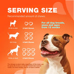 Load image into Gallery viewer, Glucosamine for Dogs Joint Supplement for Dogs Glucosamine Chondroitin 180 Hip and Joint Care Mobility Chews MSM, Turmeric Advanced Mobility Support Bone Health Large and Small Breeds