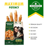 Load image into Gallery viewer, Dog Treats Biscuits Sticks Chicken Wrapped Human Grade Meat 10.6 oz Natural Dried Snacks Rawhide Free & Grain Free Long Lasting Chews for Large & Small Dogs Best for Training & Healthy Teeth