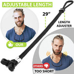 Load image into Gallery viewer, Eyeglasses String Holder Glasses Strap Cords 5 Pcs Black Adjustable 29 inch Long