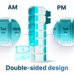 Load image into Gallery viewer, Extra Large Weekly Pill Organizer 2 Times a Day XL Pill Case Am Pm Big Pill