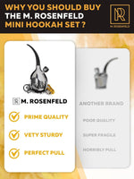 Load image into Gallery viewer, Mini Hookah Set With Everything Silver Hookah Set Portable Hookah Set For Car
