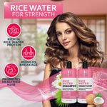 Load image into Gallery viewer, Rice Water Shampoo and Conditioner Set Sulfate Free for Thin and Fine Hair