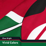 Load image into Gallery viewer, Kenya (Kenyan) Flag 3x5 feet Printed 150D, Indoor/Outdoor, Vibrant Colors, Brass Grommets, Quality Polyester, Much Thicker More Durable Than 100D and 75D Polyester